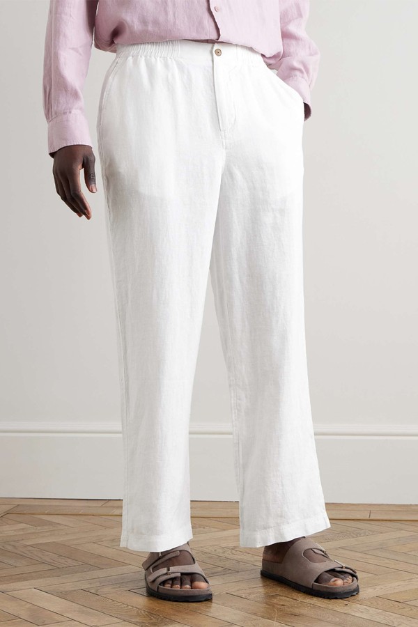 Arthur Wide-Leg Linen Trousers