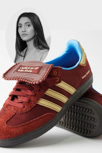 Samba Suede & Satin Trainers, £140 | Adidas x Wales Bonner