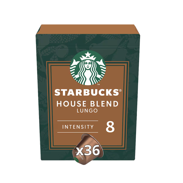House Blend Lungo Coffee Pods from Starbucks by Nespresso