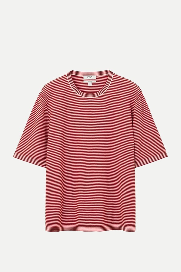 Striped Knit T-Shirt