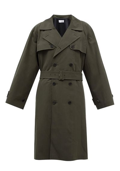 Oversized Cotton-Blend Trench Coat from Raey