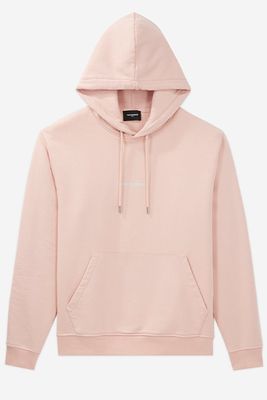 Logo-Print Relaxed-Fit Stretch-Cotton Hoodie from The Kooples