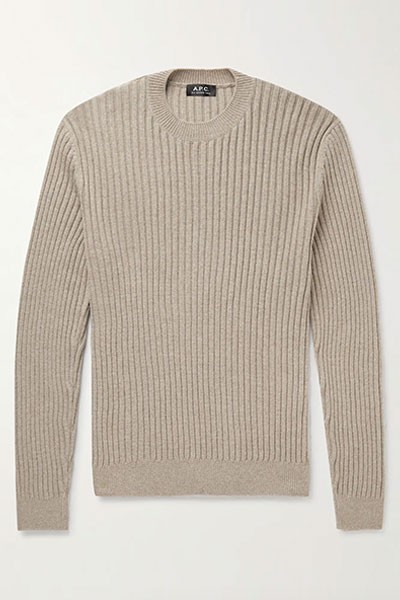 Fabien Ribbed Knitted Sweater from A.P.C.