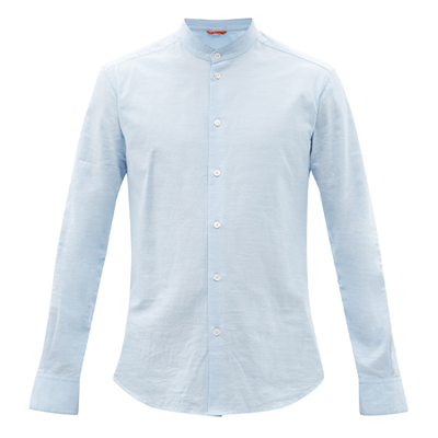 Naci Stand-Collar Cotton-Oxford Shirt from Barena Venezia
