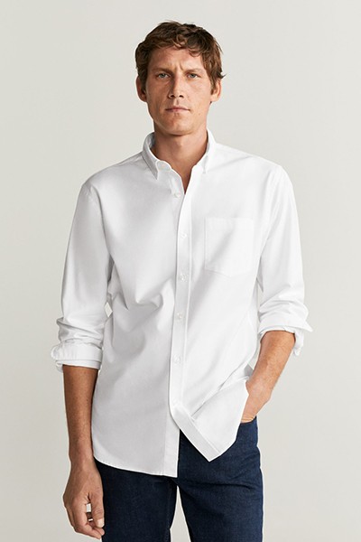 Regular Fit Oxford Shirt from Mango