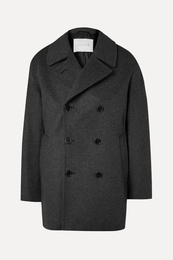 Dalton Wool & Cashmere-Blend Peacoat from Mackintosh