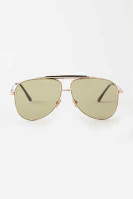 Brady Aviator Metal Sunglasses from Tom Ford Eyewear