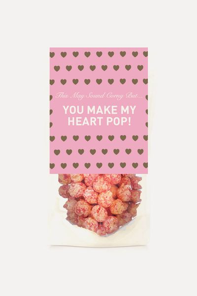 White Chocolate & Raspberry Personalised Popcorn from Joe & Sephs