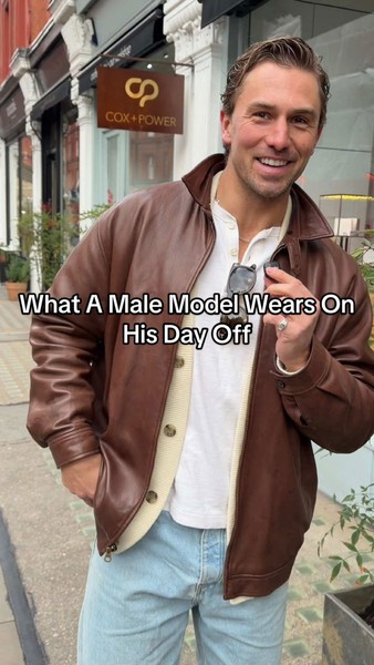 A model off-duty street style look 