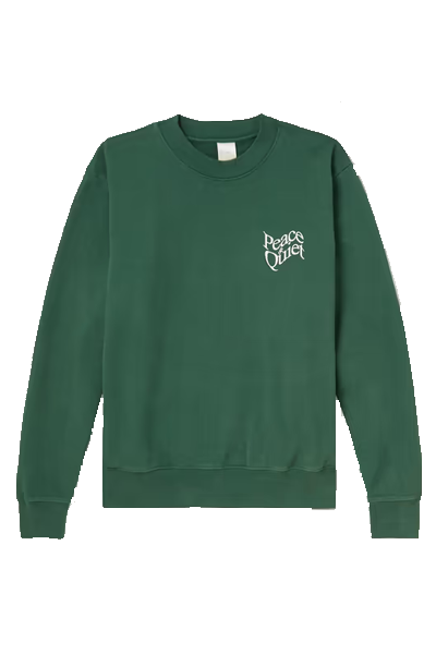 Logo-Print Cotton-Jersey Sweatshirt from Museum Of Peace & Quiet
