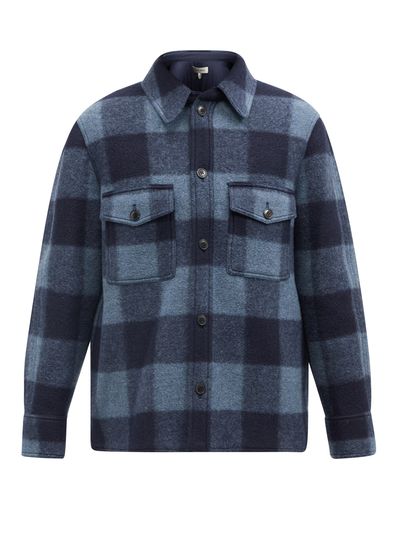 Kervon Check Flannel Overshirt from Isabel Marant