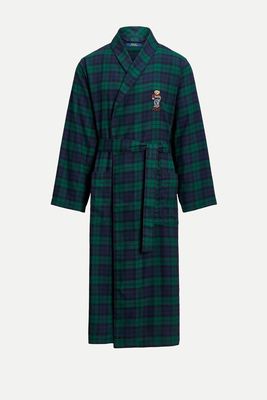 Polo Bear Plaid Flannel Robe from Ralph Lauren