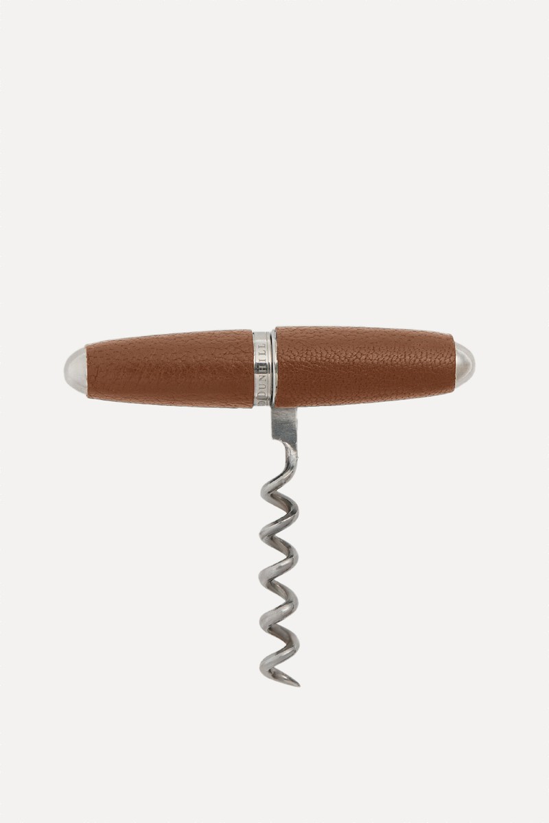 Goatskin Wrapped Leather Corkscrew from Dunhill