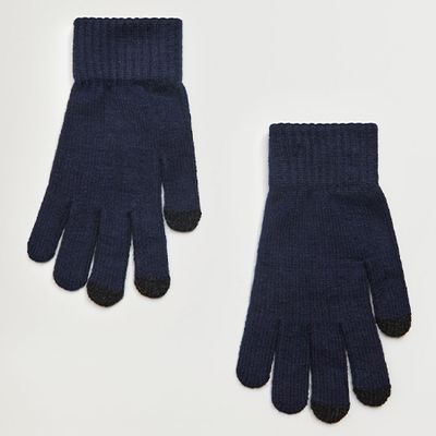 Touchscreen Knit Gloves from Mango