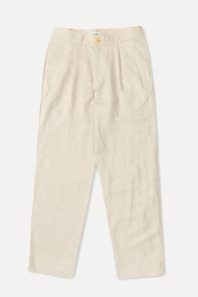 Pleated Trousers Malin Beige