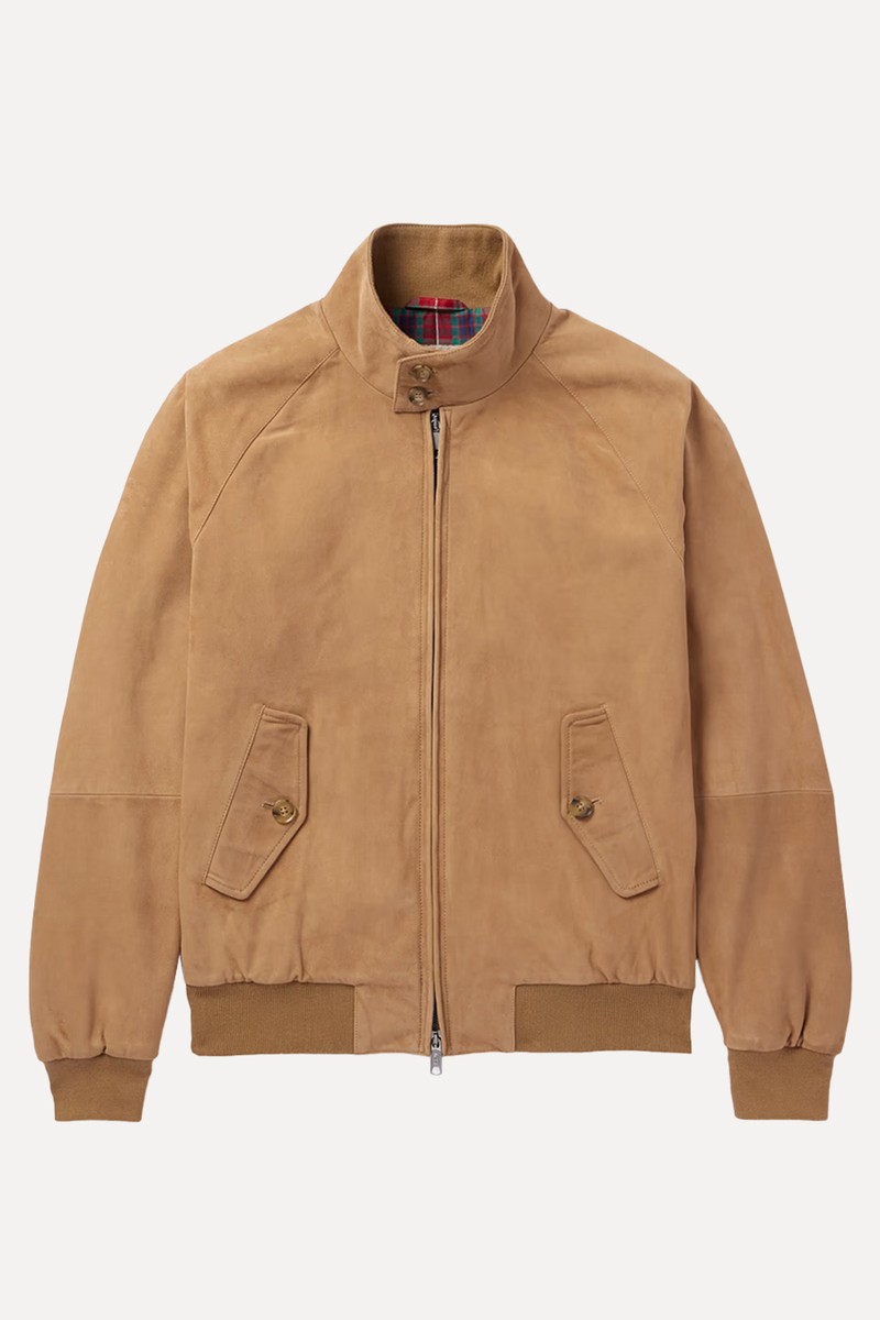 G9 Suede Harrington Jacket from Baracuta