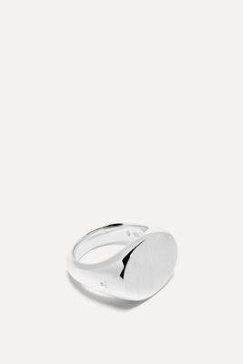 Ivy Sterling Silver Signet Ring from Tom Wood