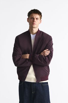 Quilted Bomber Jacket from Zara