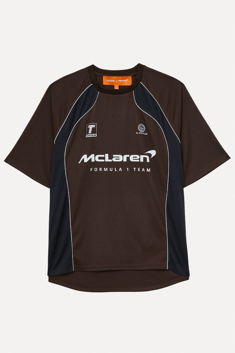 Dexor McLaren Racing Relaxed Contrast Driver T-Shirt Unisex-Fit