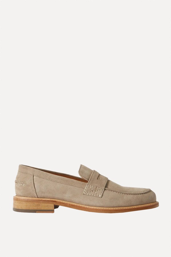 Scott Suede Penny Loafers from Mr P.