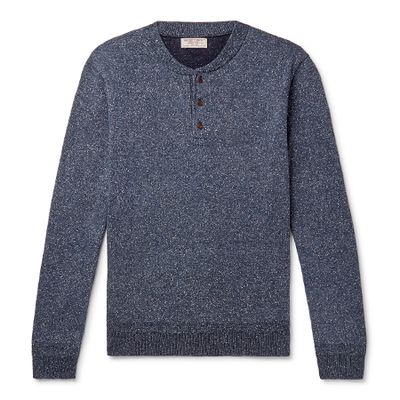 Wallace & Barnes Henley Sweater from J. Crew