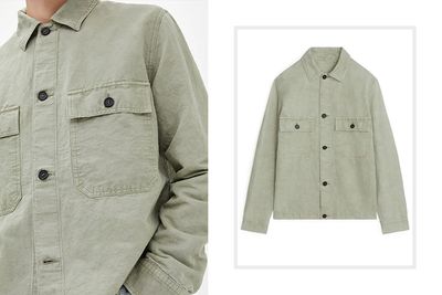 Linen Blend Overshirt, £99