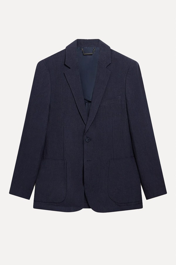 Tailored Linen Blazer