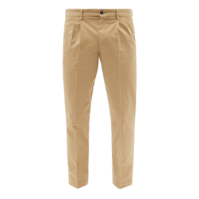Florians Cotton-Blend Tapered Trousers from Barena Venezia