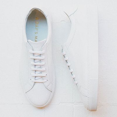 Marching Sneaker Leather White
