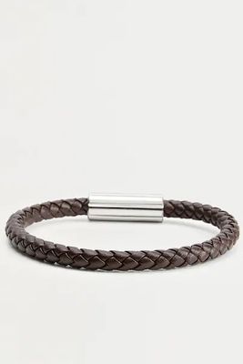 Braided Leather Bracelet from Mango