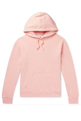 Logo-Print Loopback Cotton-Jersey Hoodie from Les Girls Les Boys