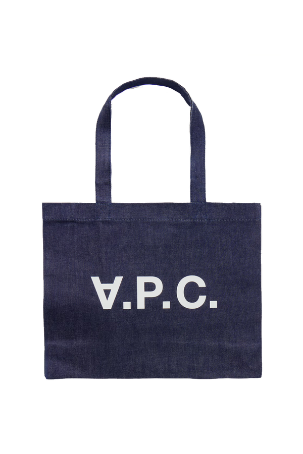 Daniela Logo-Print Denim Tote Bag from A.P.C.