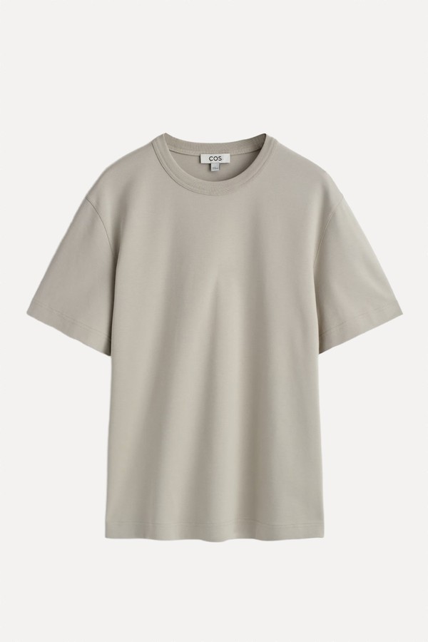 Interlock Cotton Crew-Neck T-Shirt