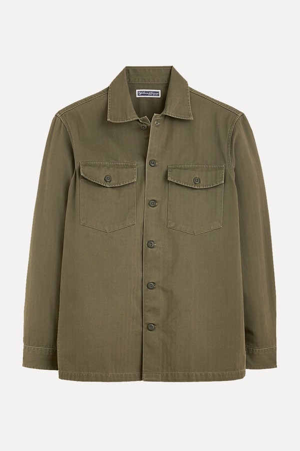 Wallace & Barnes Cotton Herringbone Workshirt