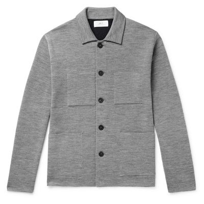 Double-Faced Knitted Chore Jacket from Mr P.