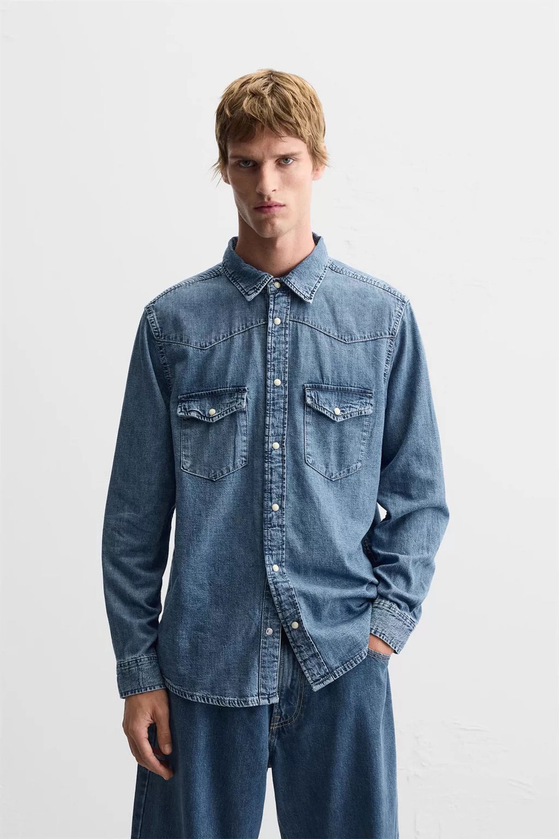 Lightweight Denim Shirt from Zara