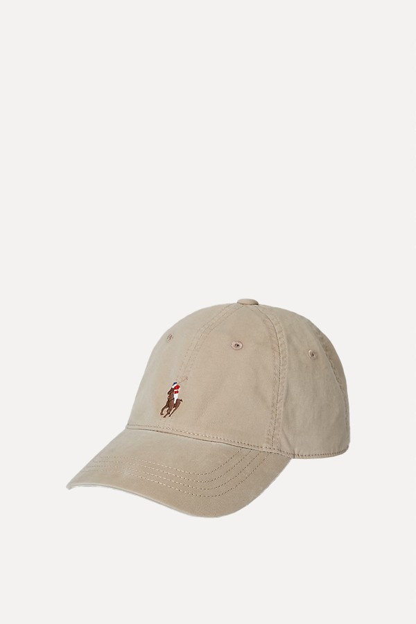 Stretch-Cotton Twill Ball Cap from Ralph Lauren