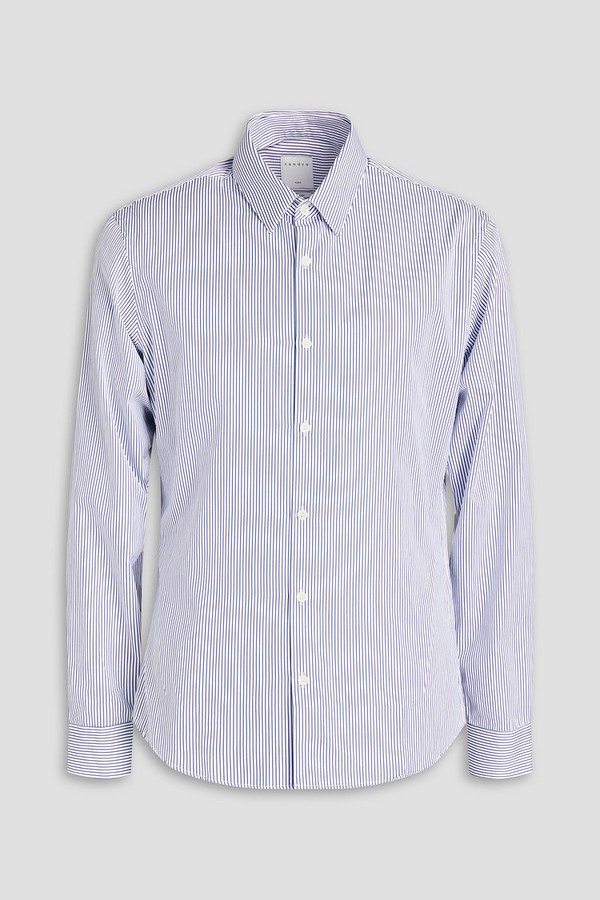 Striped Cotton-Poplin Shirt from Sandro