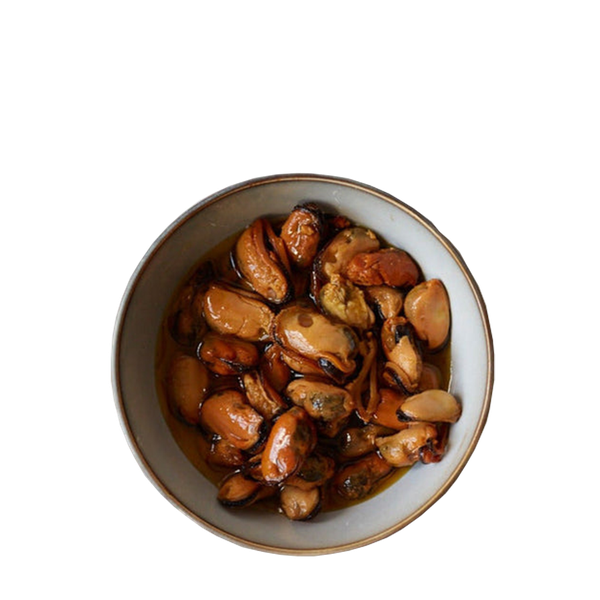 Oak Smoked Mussels from Secret Smokehouse