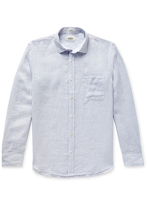 Slim fit Pinstripe Linen Shirt from Hartford