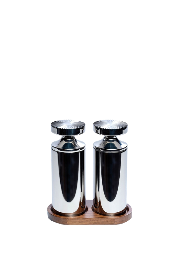 Stainless Steel Salt/Pepper Mill Set from David Mellor