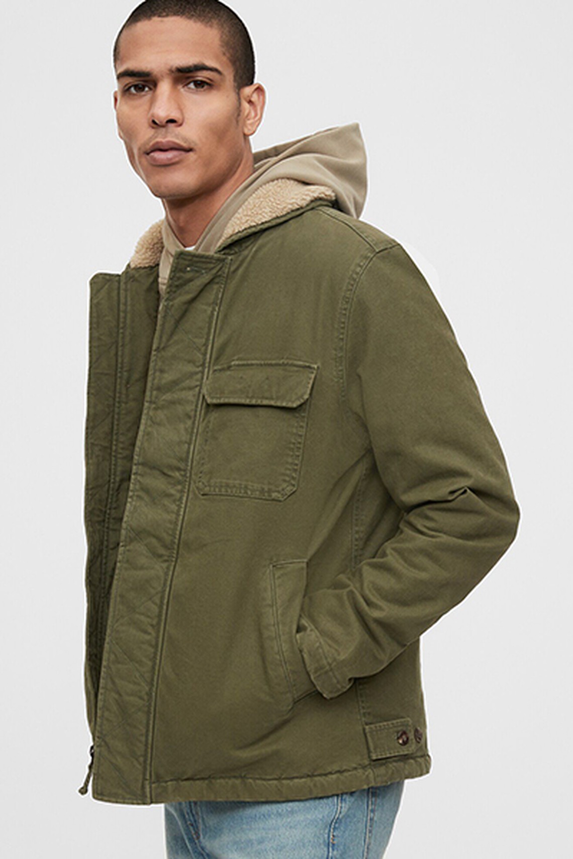 Sherpa Lined Jacket