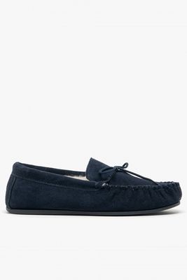 Oliver Moccasin Slippers Navy from Mokkers
