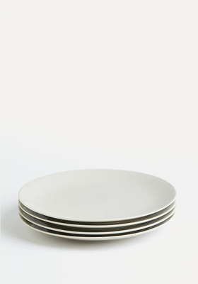 4-Pack Porcelain Plates from H&M