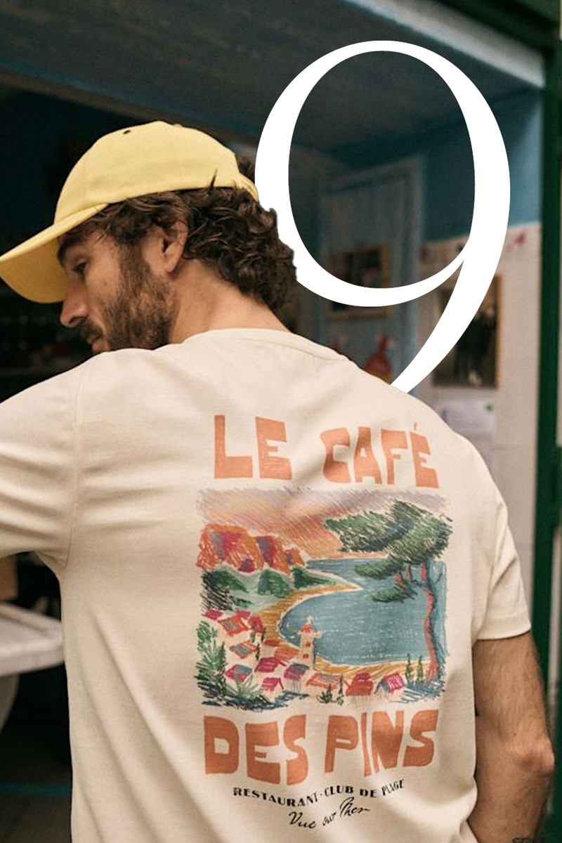 Café Des Pins T-Shirt from Octobre