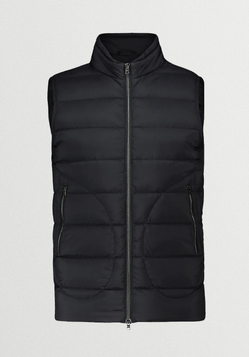 Navy Down Il Gilet Waistcoat  from Herno