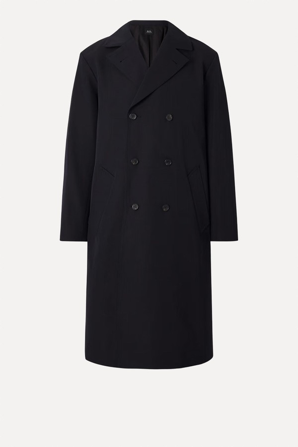 Double-Breasted Twill Trench Coat from A.P.C.
