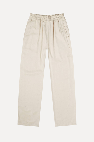 Linen Wide Pants from GCDS