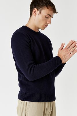 Cotswold Knitted Jumper Navy