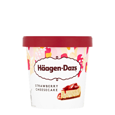 Strawberry Cheesecake Ice Cream from Haagen-Dazs 